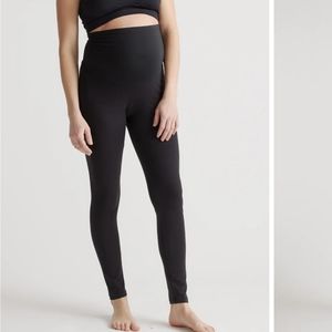 Quince Maternity Everyday Organic Cotton Leggings Navy XS Mat & Postpartum